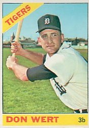 1966 Topps Baseball Cards      253     Don Wert